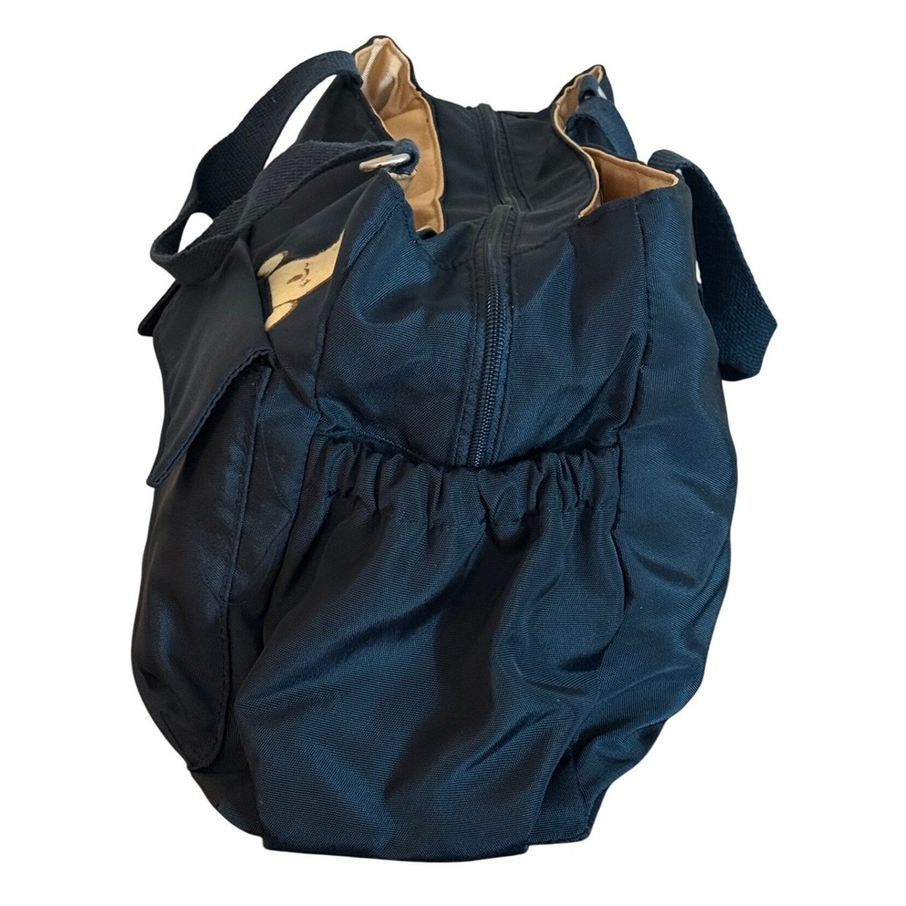 Vintage Disney Winnie the Pooh Diaper Bag Unisex Navy Blue Peek-a-Pooh Tote Bag - Picture 3 of 9
